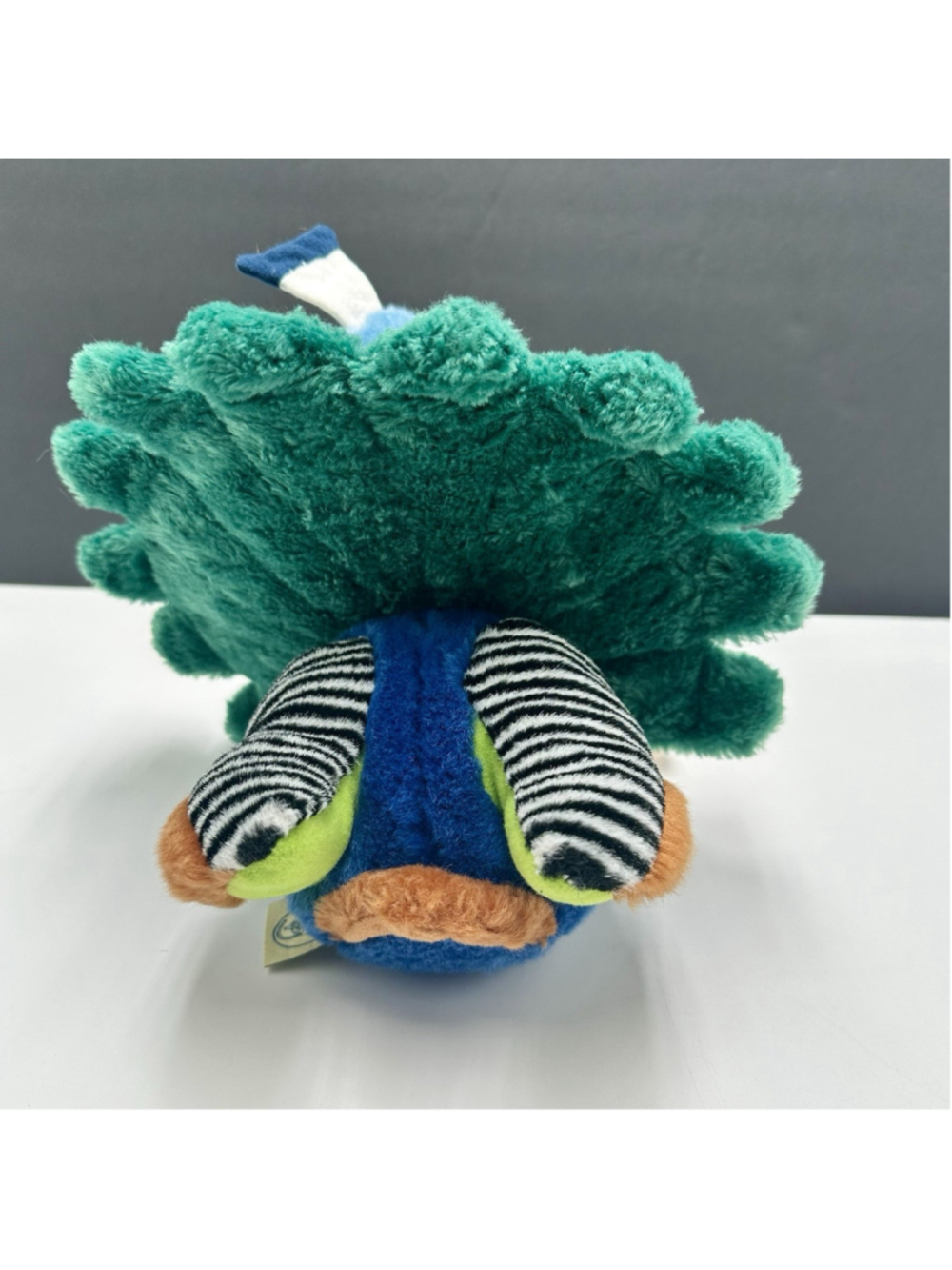 Pakhi The Peacock Stuffed Animal Plush TigerHart Toys 10” Bird Storybook Toy - Picture 4 of 9